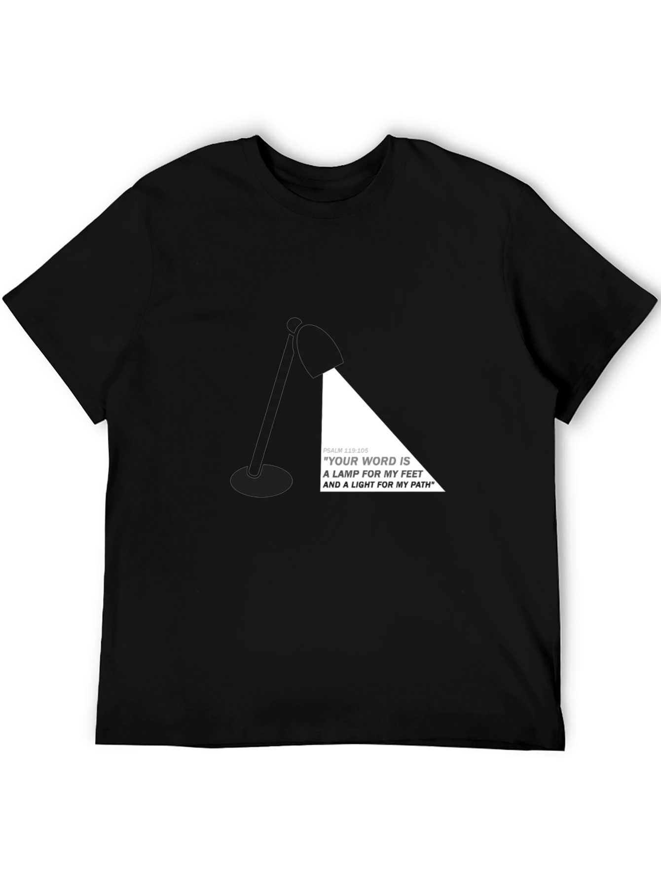 Psalm 119:105 Graphic Tee - Scripture T-Shirt