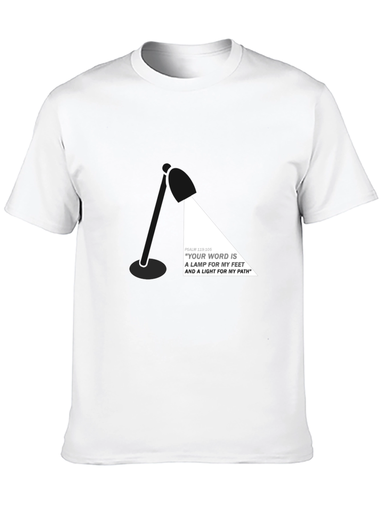 Psalm 119:105 Graphic Tee - Scripture T-Shirt