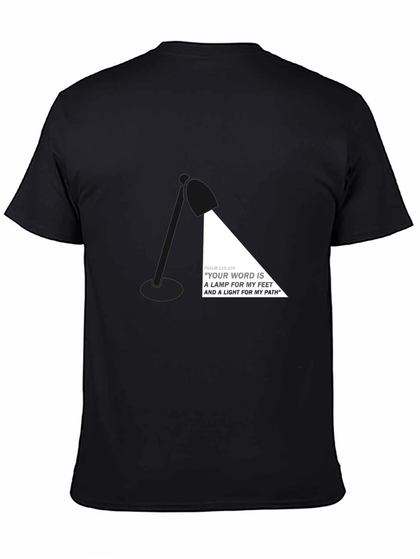 Psalm 119:105 Graphic Tee - Scripture T-Shirt