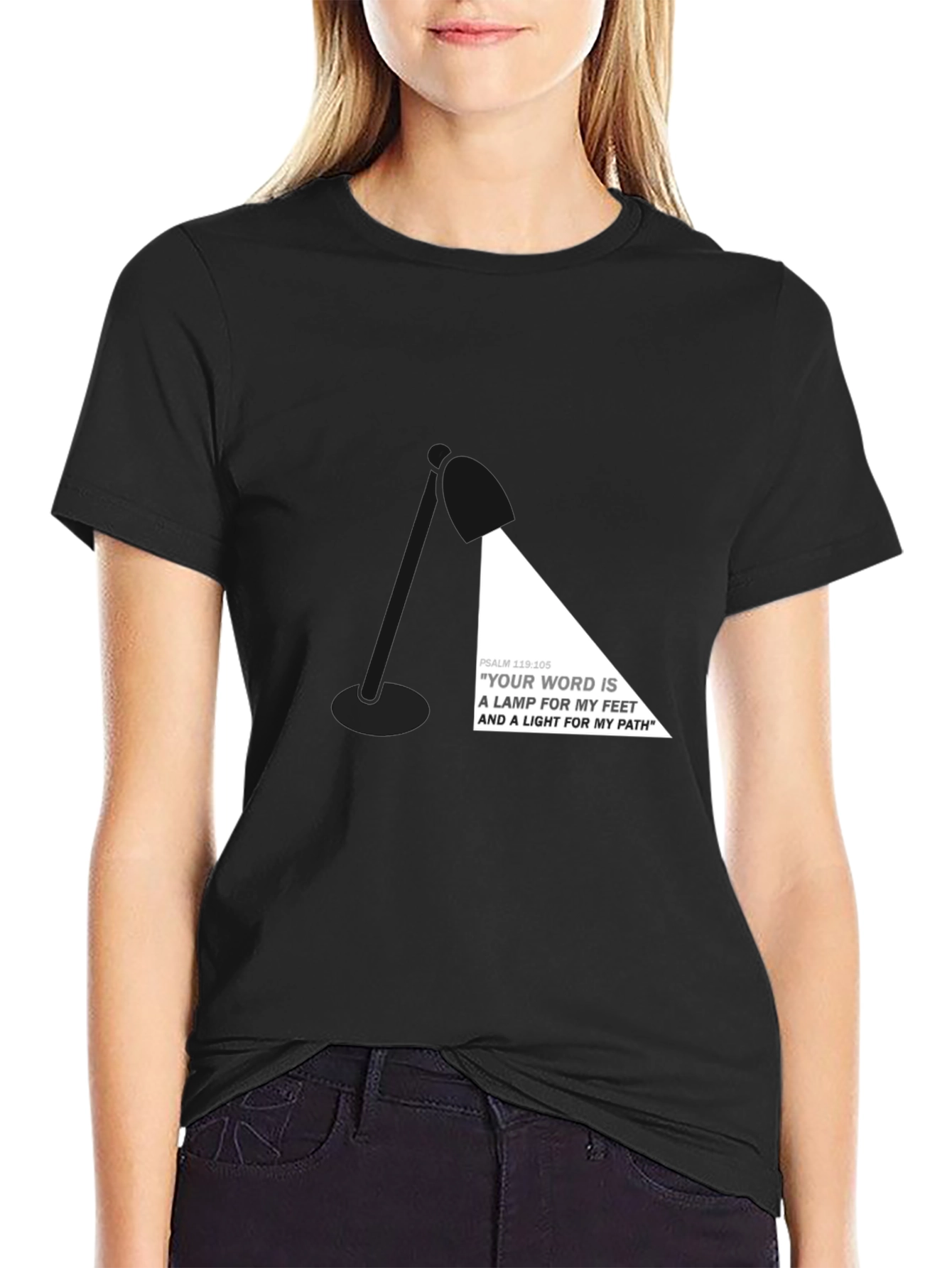 Psalm 119:105 Graphic Tee - Scripture T-Shirt