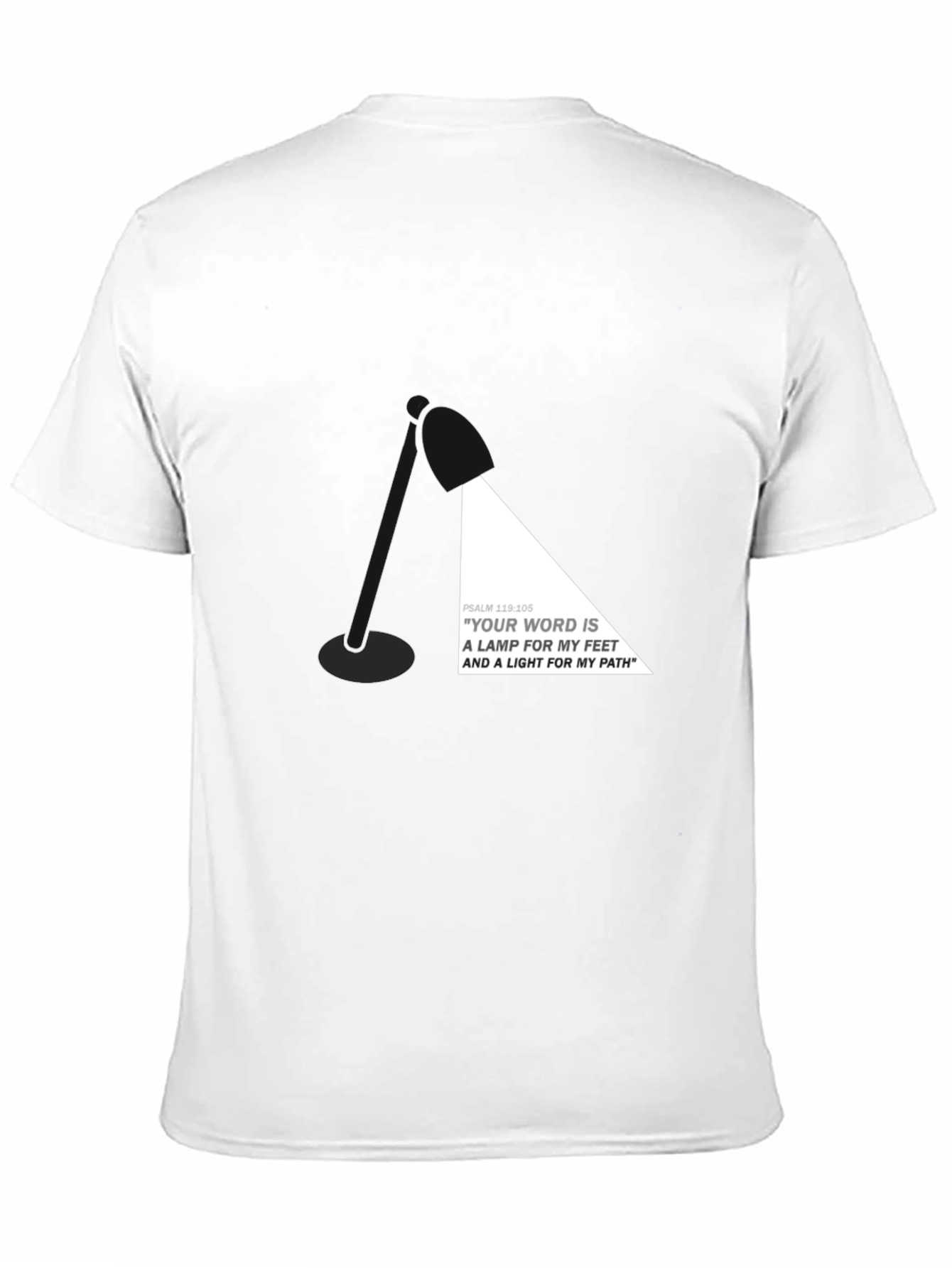 Psalm 119:105 Graphic Tee - Scripture T-Shirt