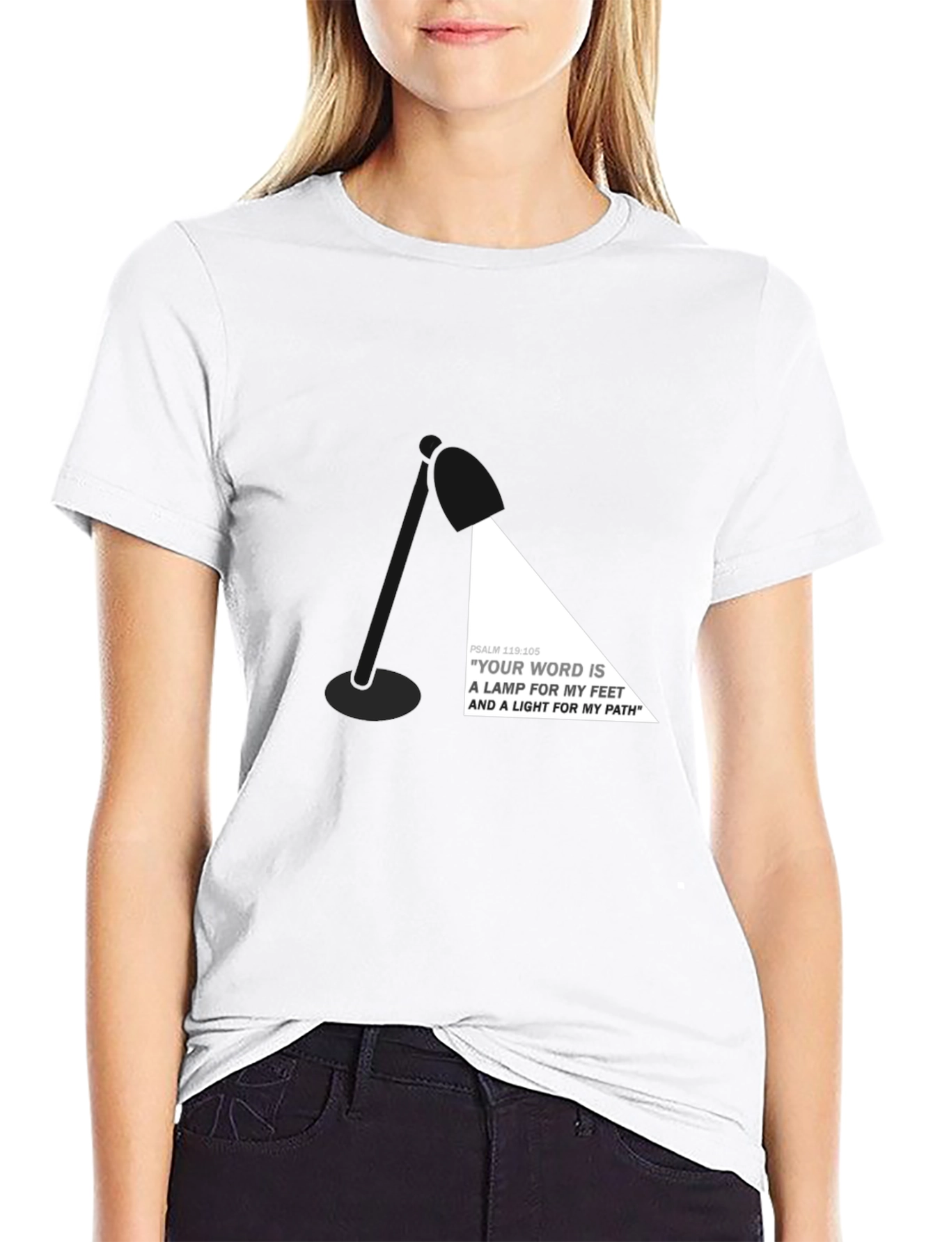 Psalm 119:105 Graphic Tee - Scripture T-Shirt