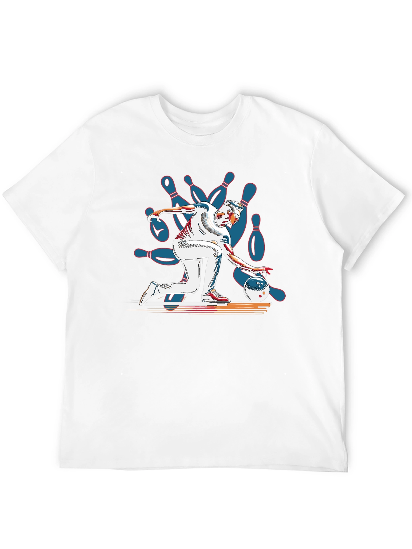 Bowling Strike Graphic T-Shirt