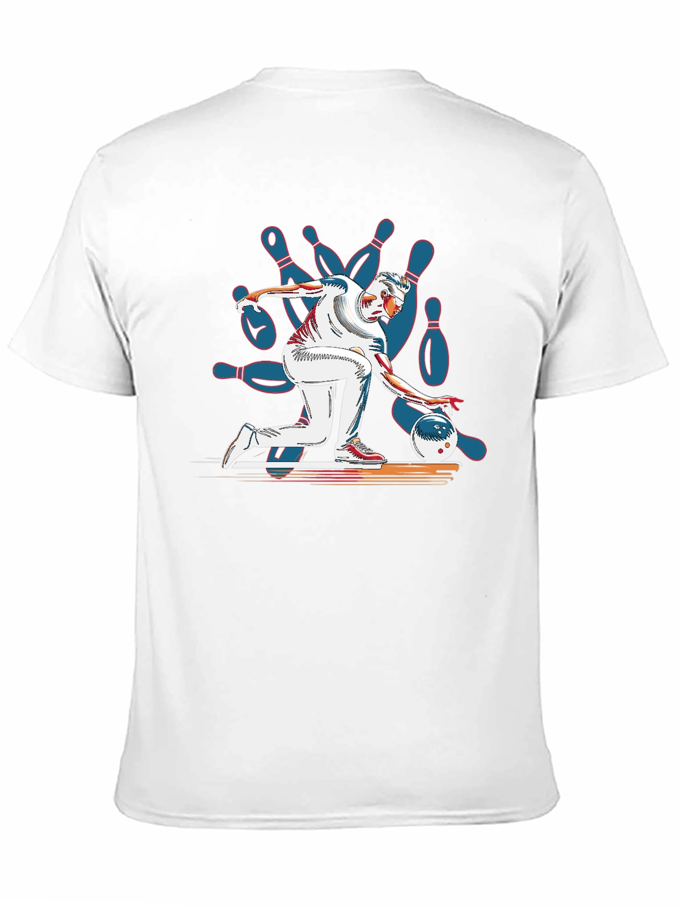 Bowling Strike Graphic T-Shirt