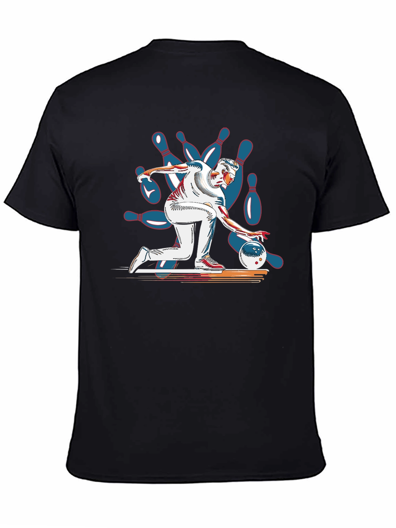 Bowling Strike Graphic T-Shirt