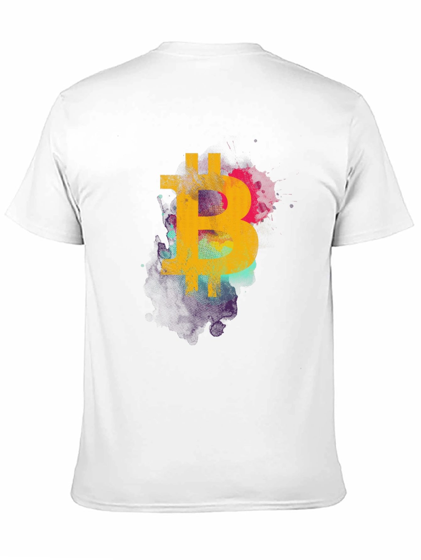 Bitcoin Art Graphic T-Shirt - Crypto Tee