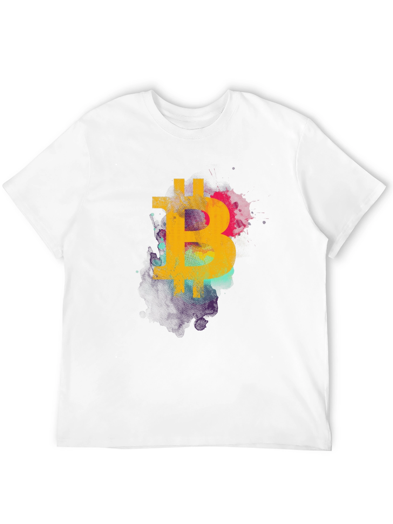 Bitcoin Art Graphic T-Shirt - Crypto Tee