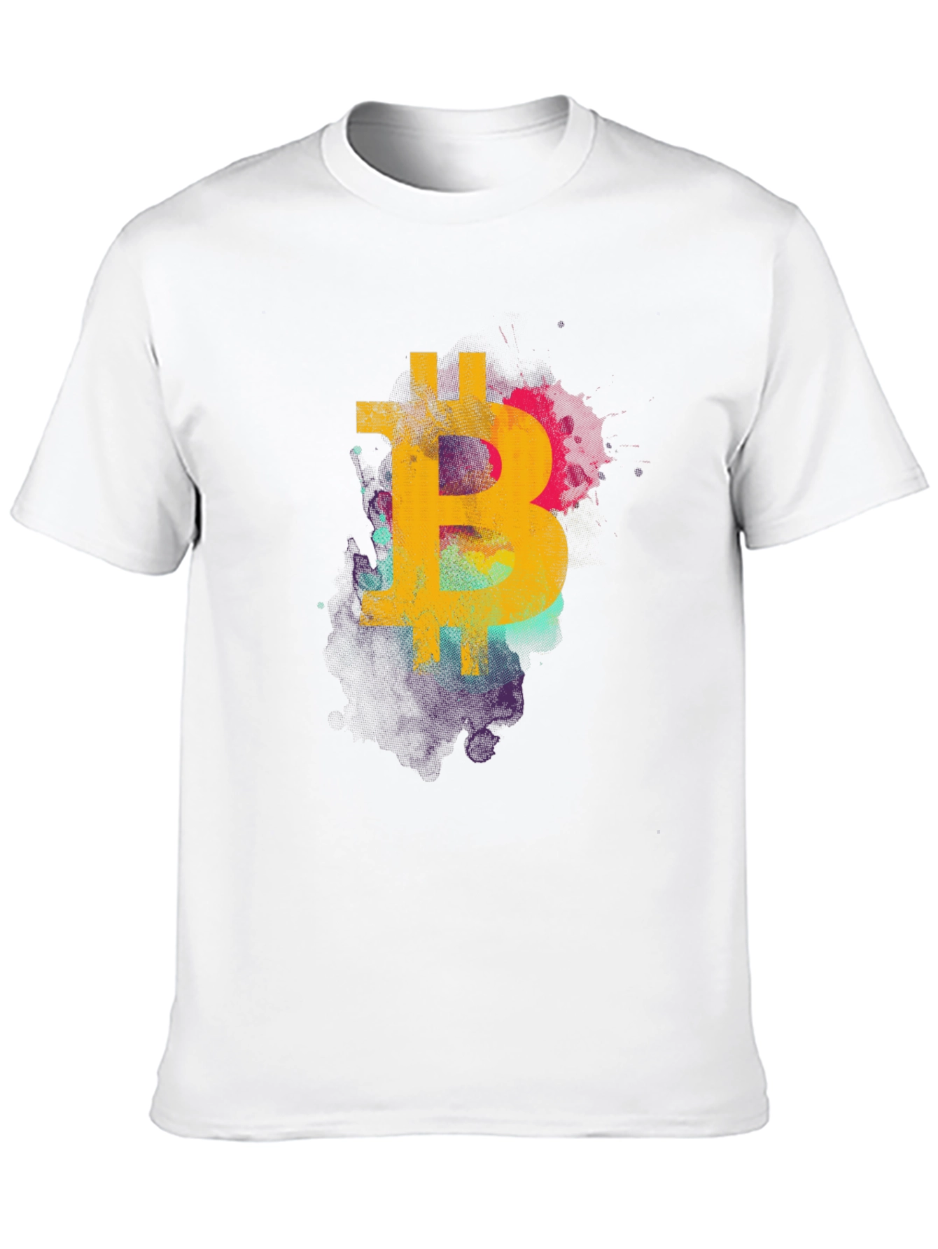 Bitcoin Art Graphic T-Shirt - Crypto Tee