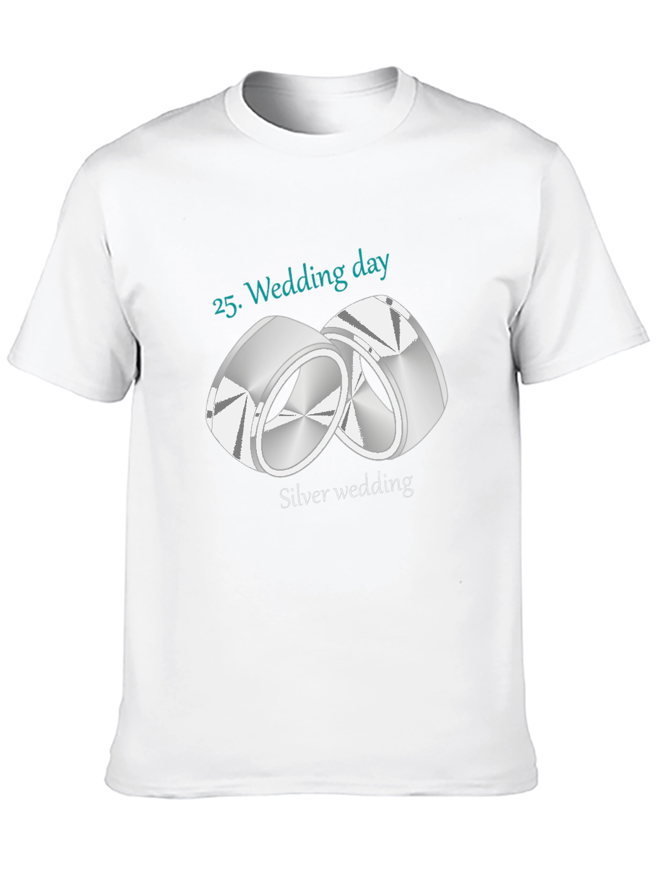 Silver Wedding Anniversary T-Shirt