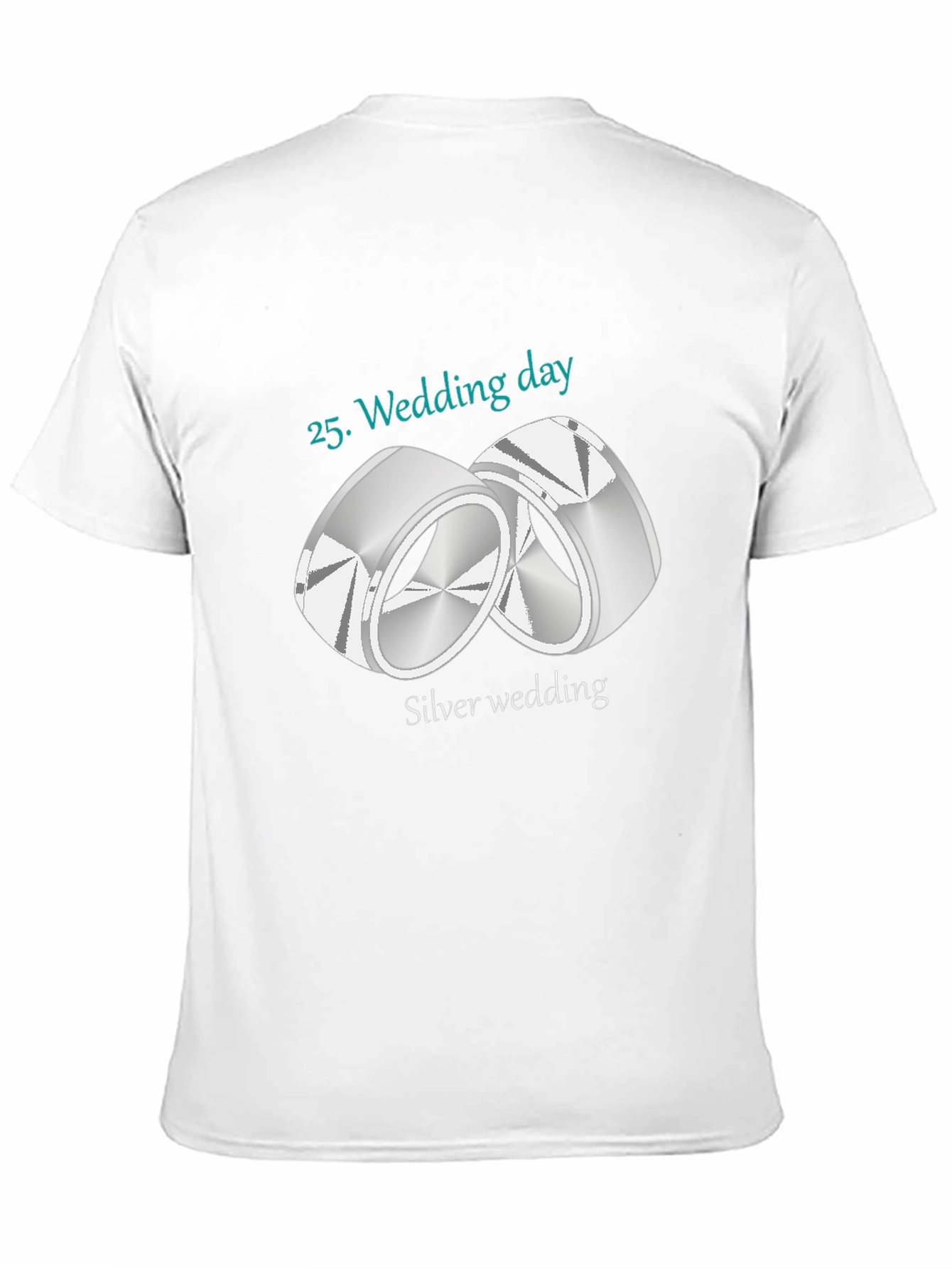 Silver Wedding Anniversary T-Shirt