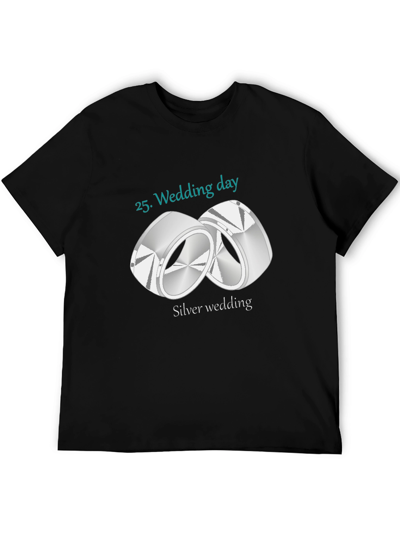 Silver Wedding Anniversary T-Shirt