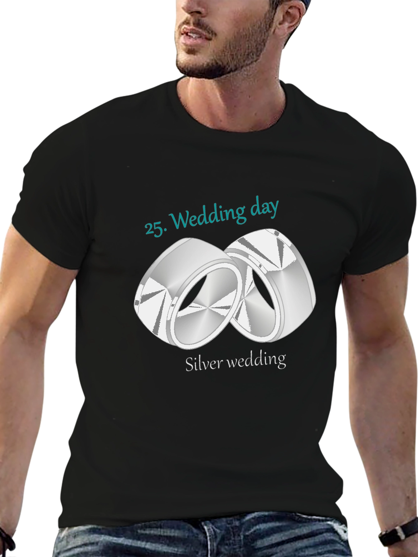 Silver Wedding Anniversary T-Shirt