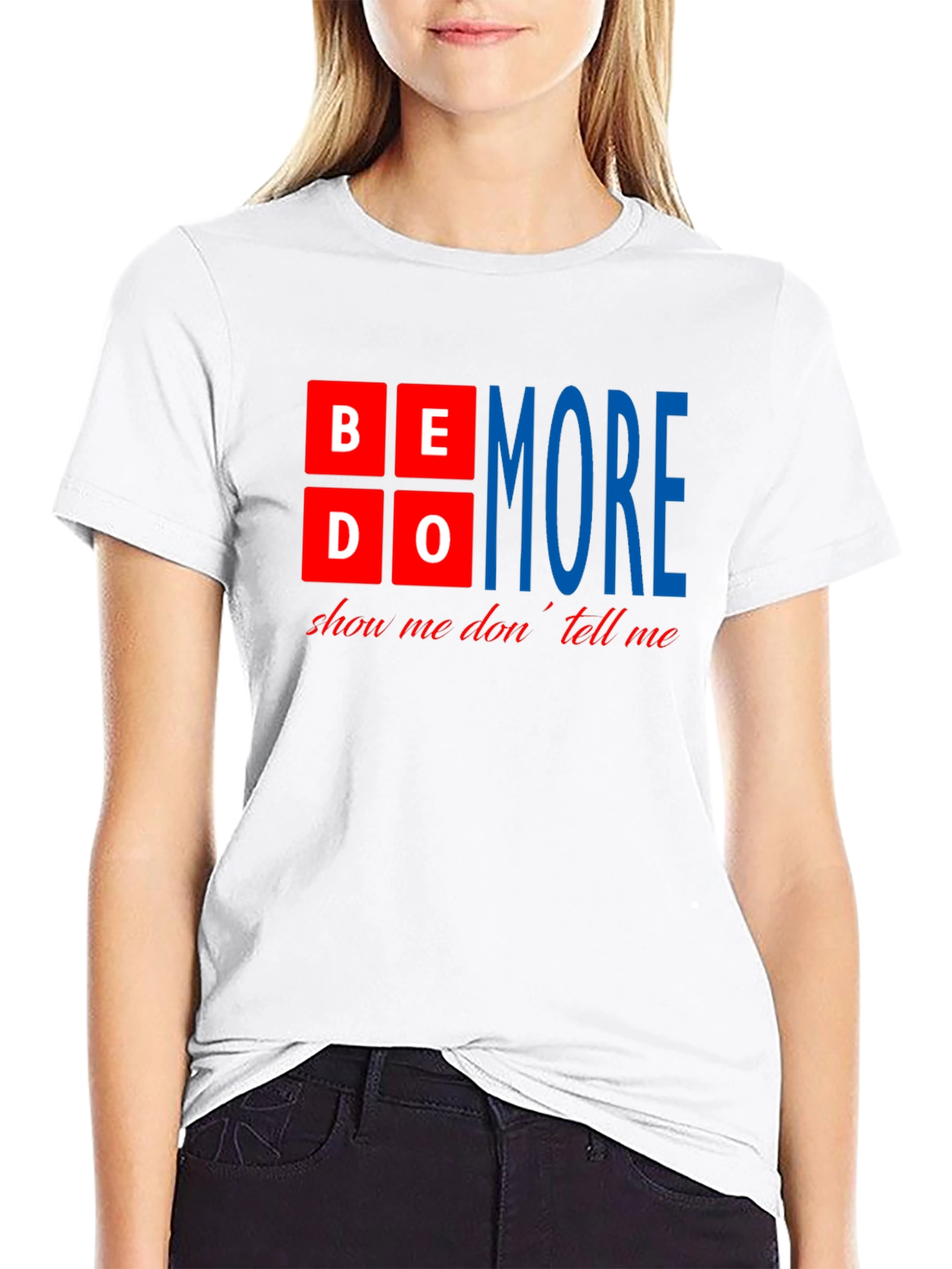 Be Do More Motivational Black T-Shirt