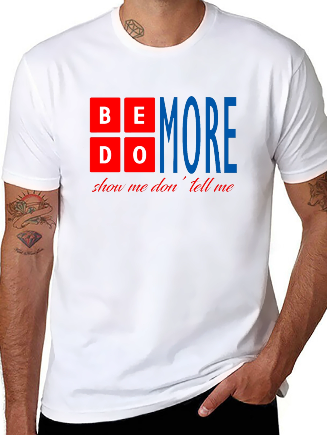 Be Do More Motivational Black T-Shirt