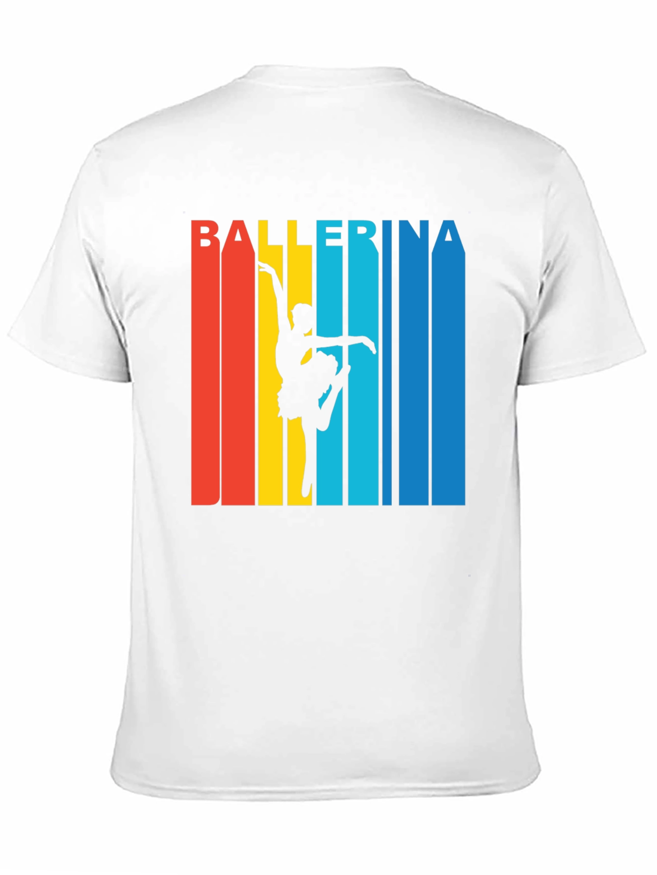 Ballerina Retro Style Graphic T-Shirt