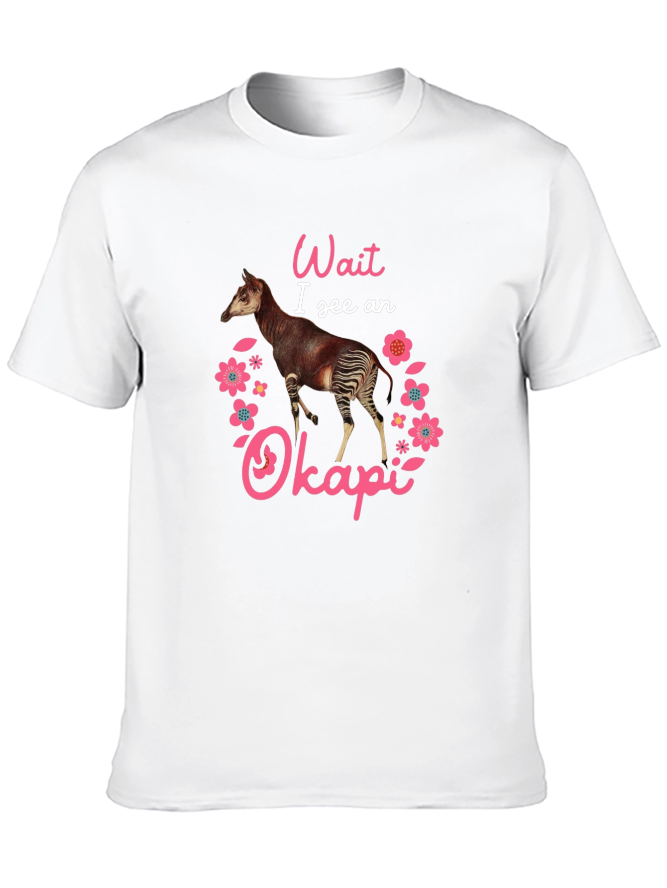 Okapi Animal Graphic Tee - Fun & Unique Design
