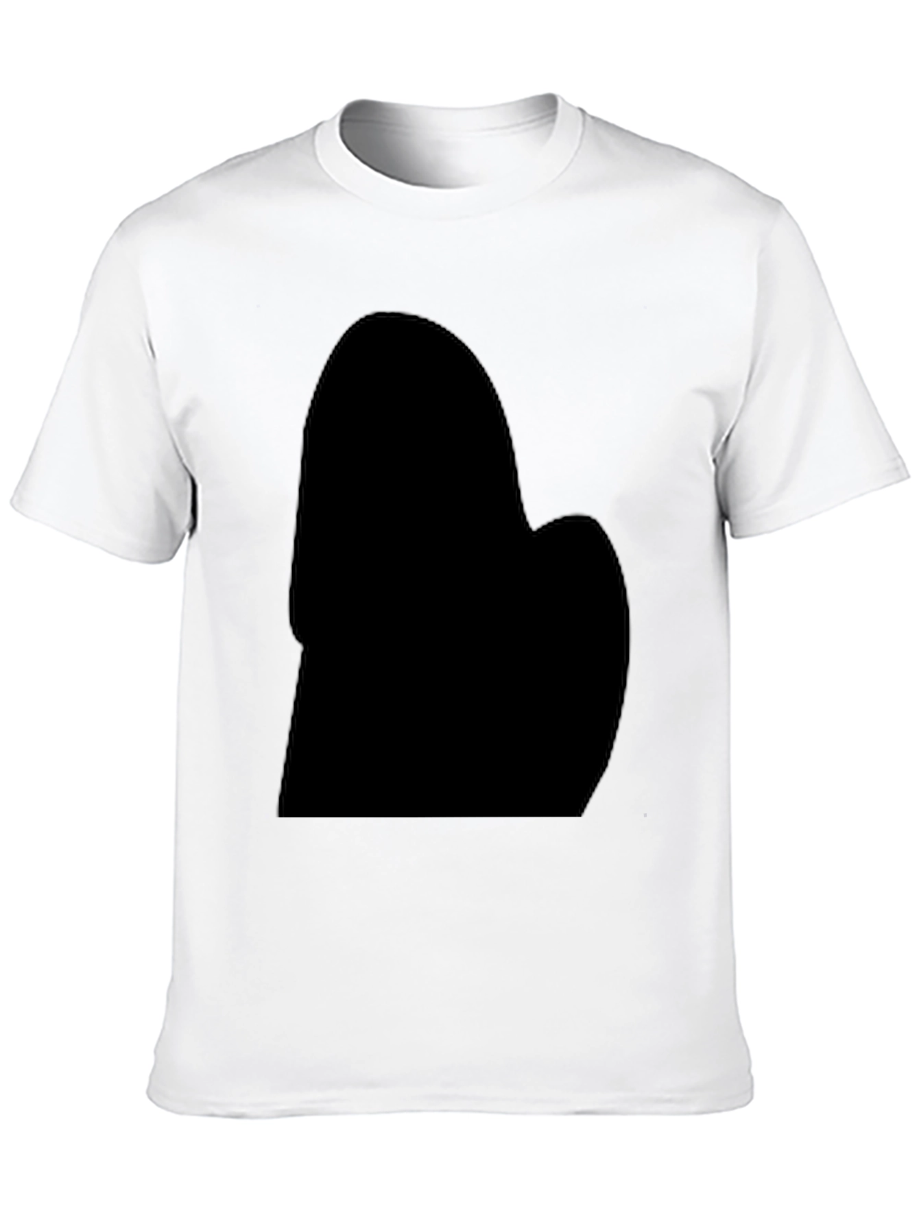 Mens Black Crew Neck Short Sleeve T-Shirt