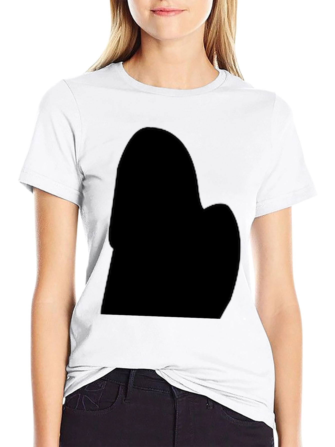 Mens Black Crew Neck Short Sleeve T-Shirt