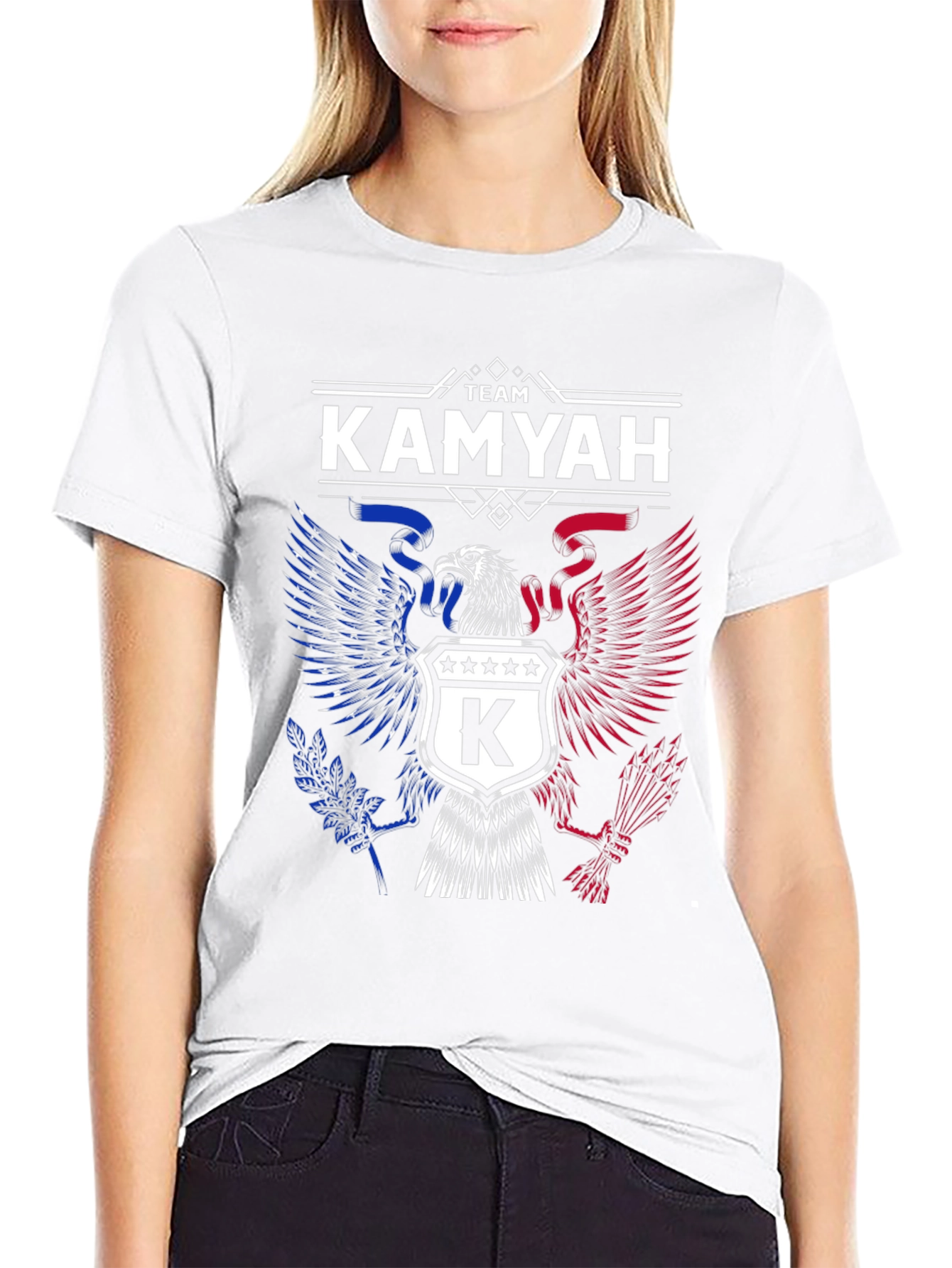 Team Kamyah T-Shirt Eagle Graphic Tee