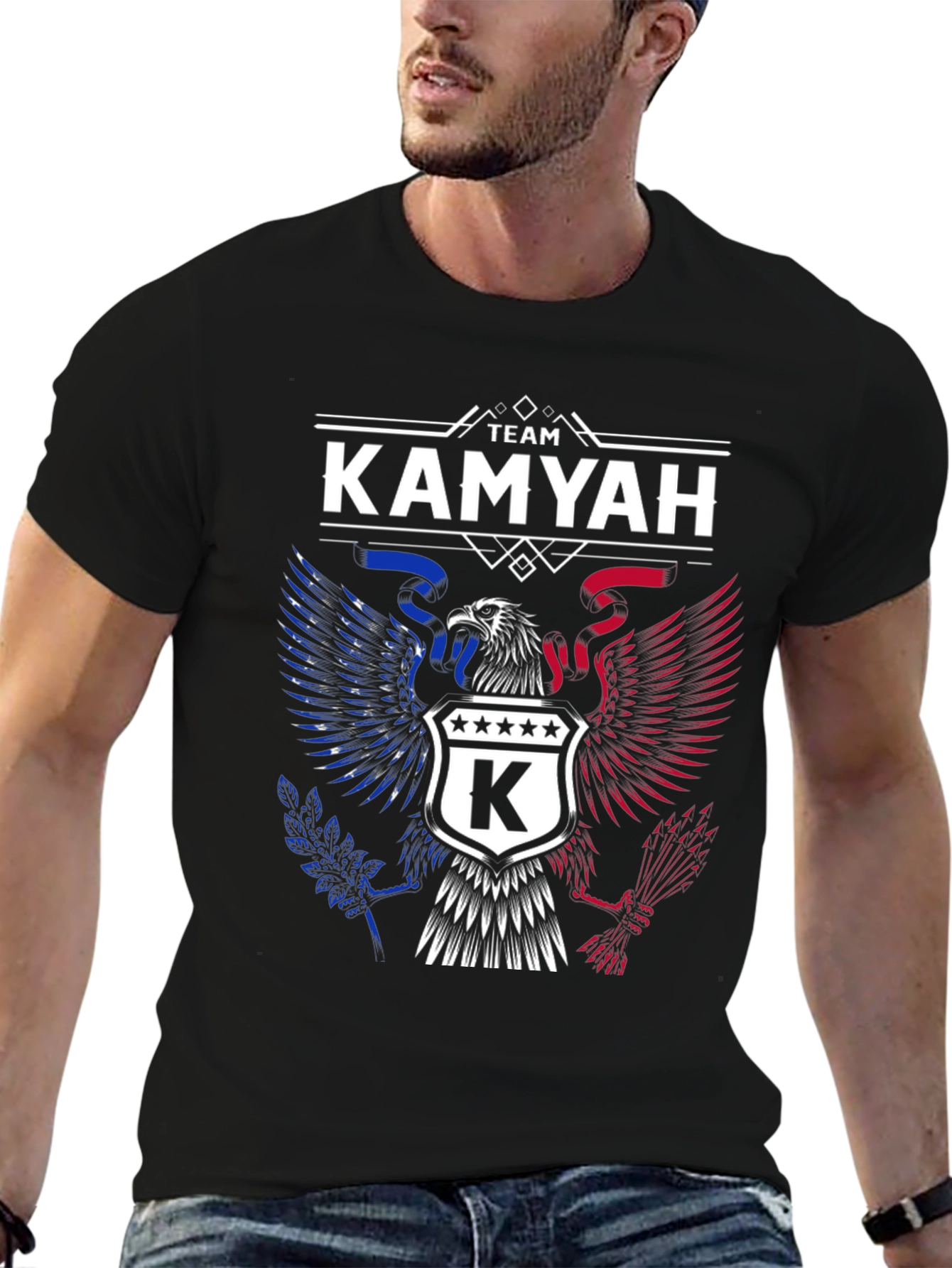 Team Kamyah T-Shirt Eagle Graphic Tee