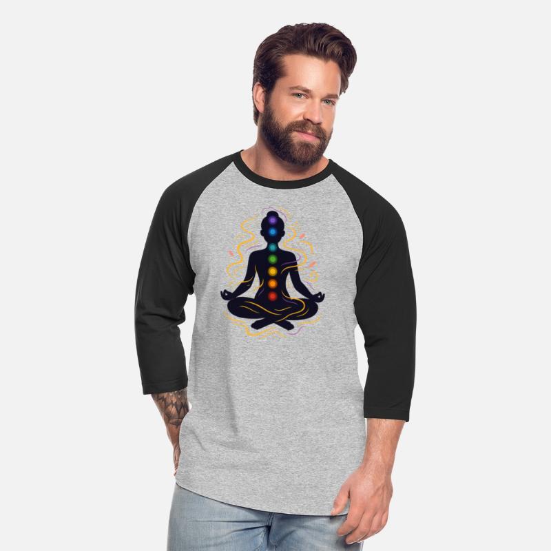 Chakra Alignment Silhouette – Colorful Energy