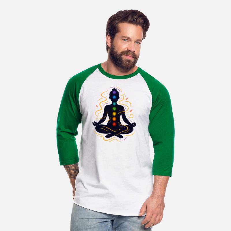 Chakra Alignment Silhouette – Colorful Energy