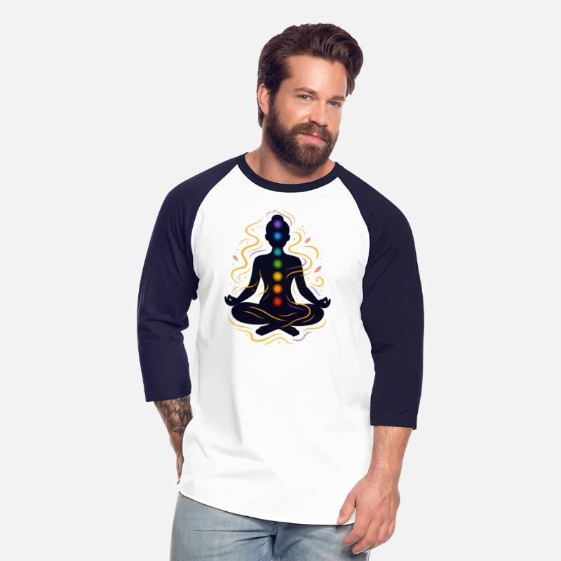 Chakra Alignment Silhouette – Colorful Energy