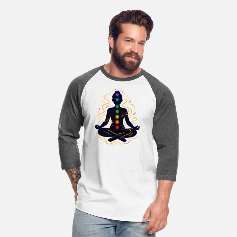 Chakra Alignment Silhouette – Colorful Energy