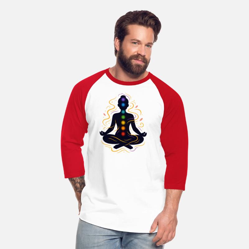 Chakra Alignment Silhouette – Colorful Energy
