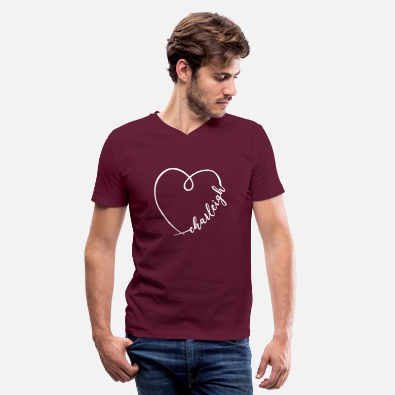 Charleigh Name Heart Calligraphy