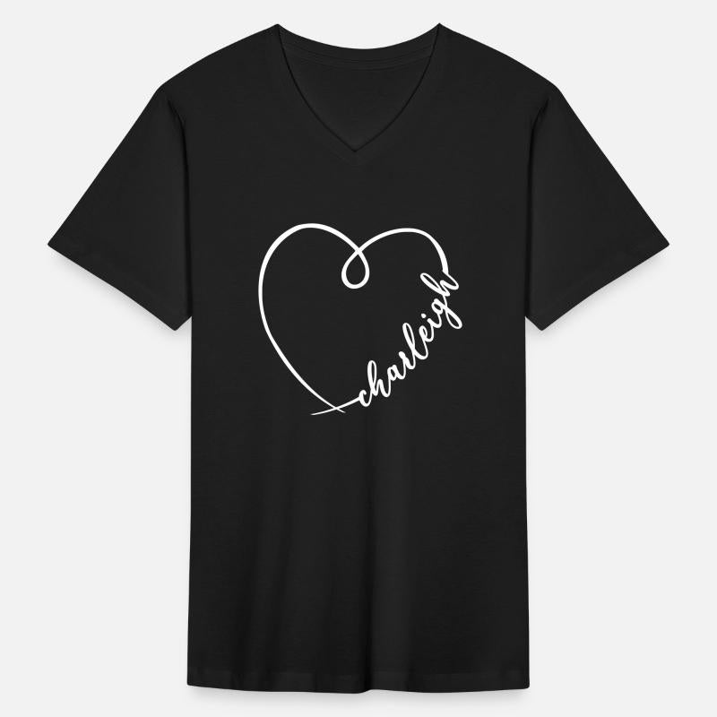 Charleigh Name Heart Calligraphy