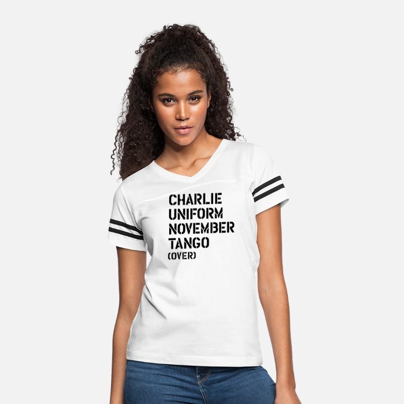 Charlie Uniform November Tango (over) Soldier