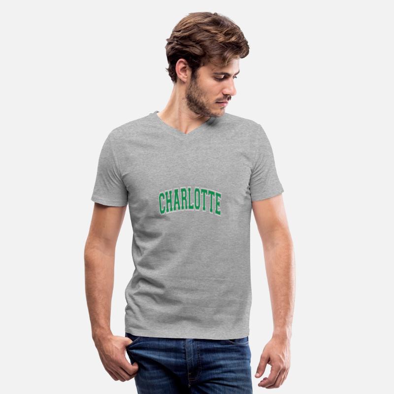 Charlotte Varsity Style Green Text