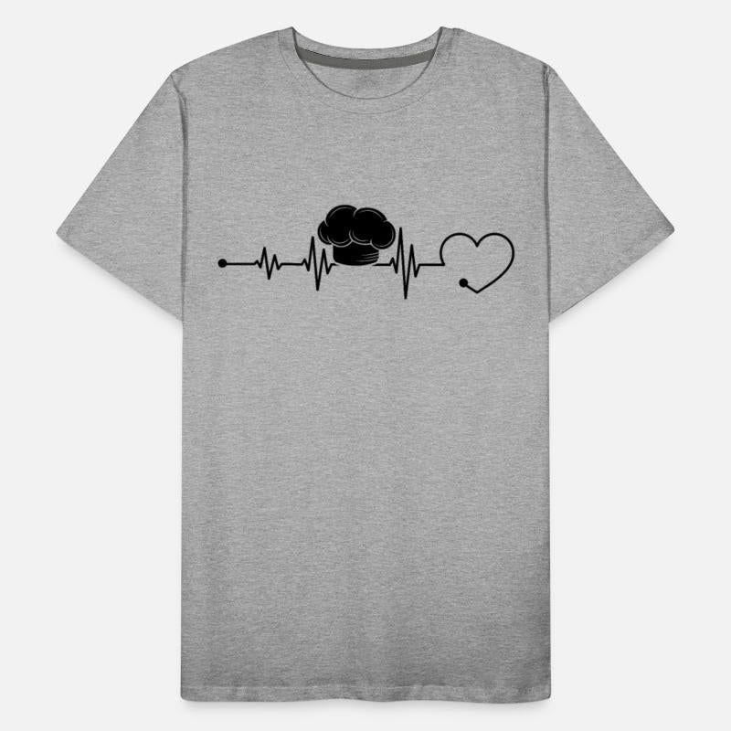 Chef Hat Chef Heartbeat Heart Kitchen Cooking