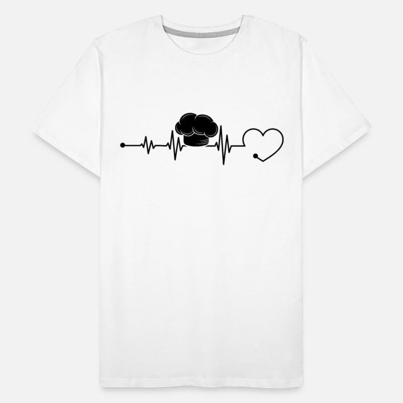 Chef Hat Chef Heartbeat Heart Kitchen Cooking