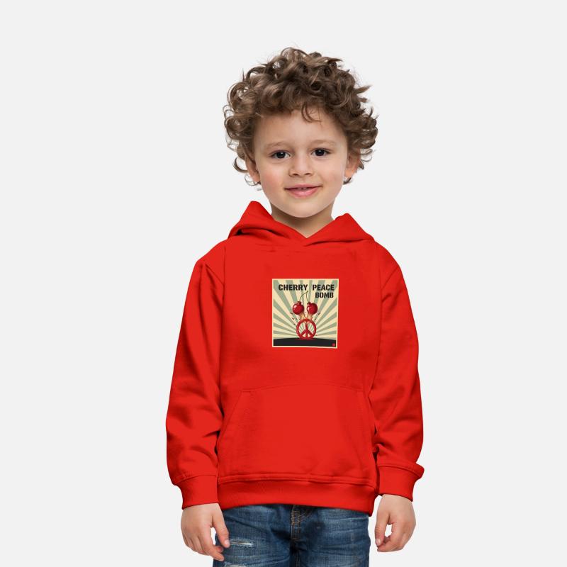 Cherry Peace Bomb – Explosive Retro Pop Art Tee