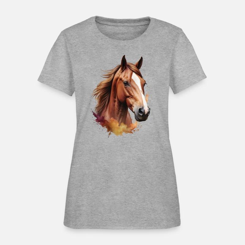 chestnut horse face