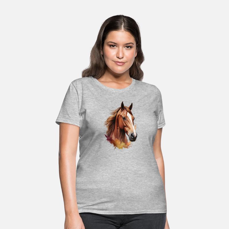 chestnut horse face