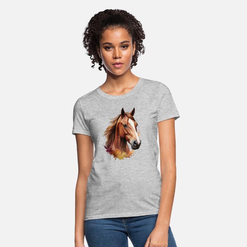 chestnut horse face