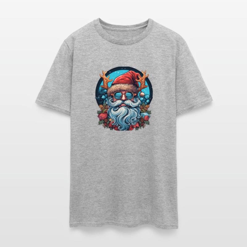 Chill Blue Santa with Antler Vibes