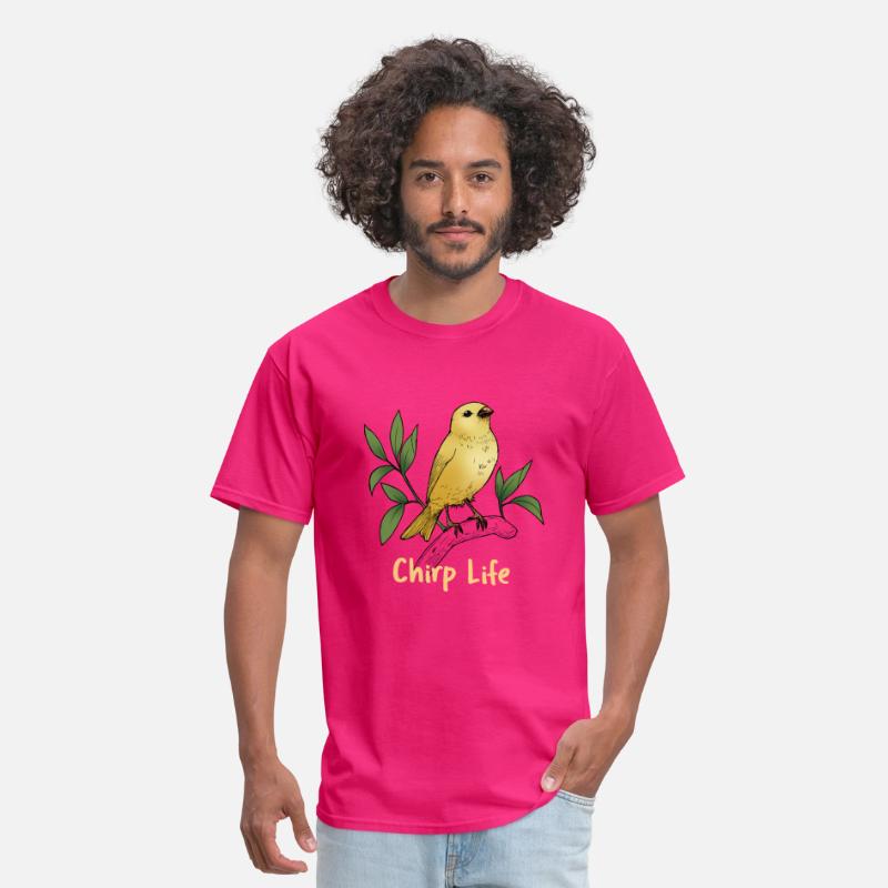 Chirp Life, bird tshirt.