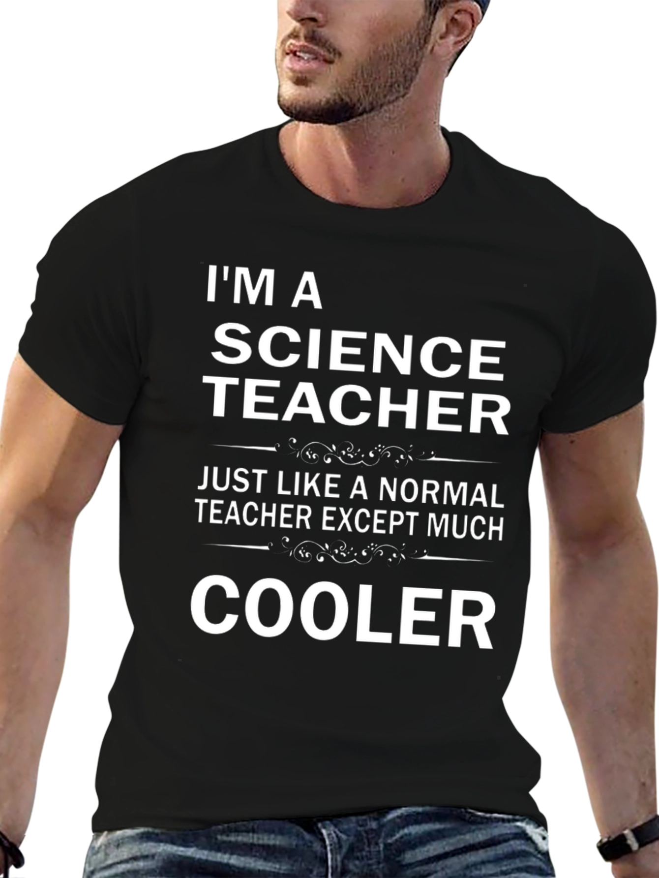 Im a Science Teacher Black T-Shirt