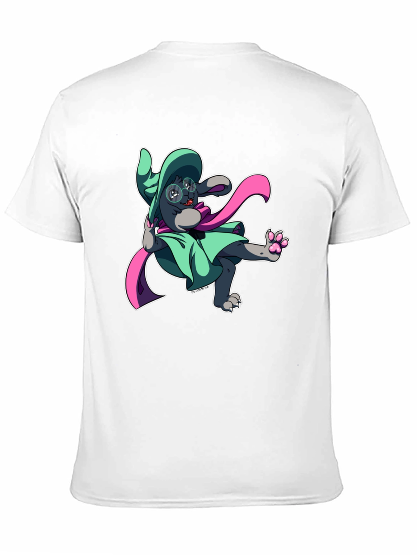 Ralsei Graphic Tee - Black Cotton Blend Shirt