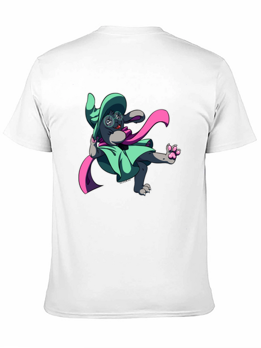 Ralsei Graphic Tee - Black Cotton Blend Shirt
