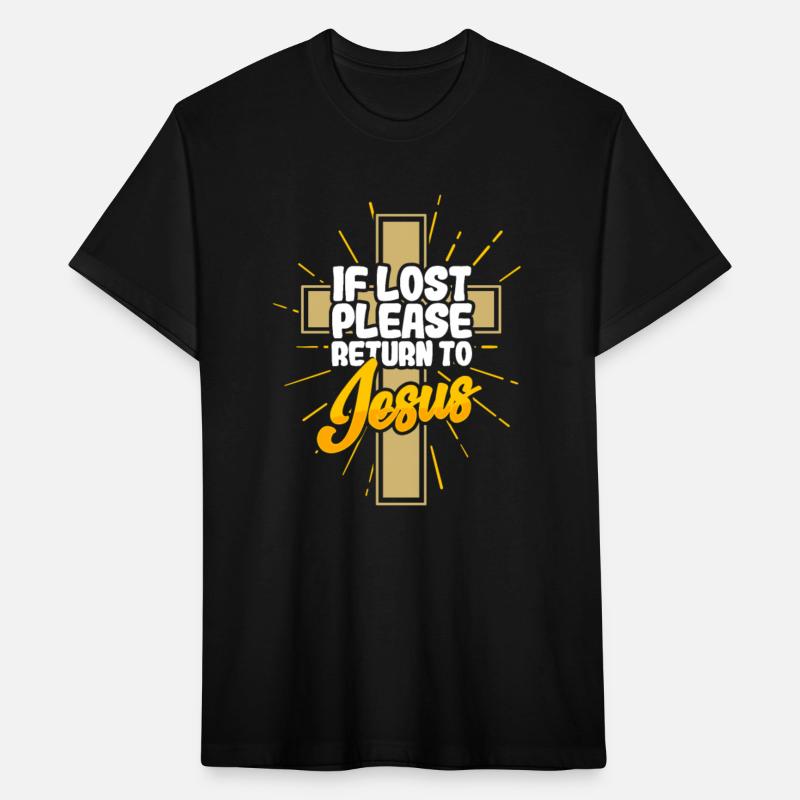 Christian Shirt - If Lost Please Return To Jesus