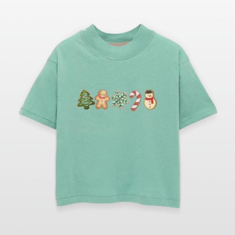 Christmas cookie factory design