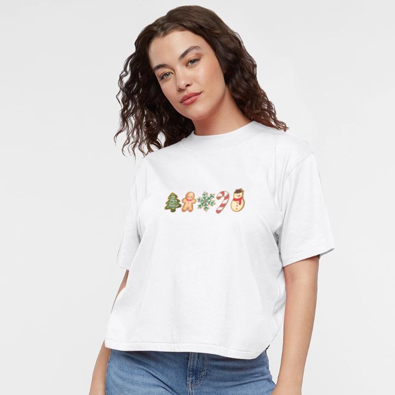 Christmas cookie factory design