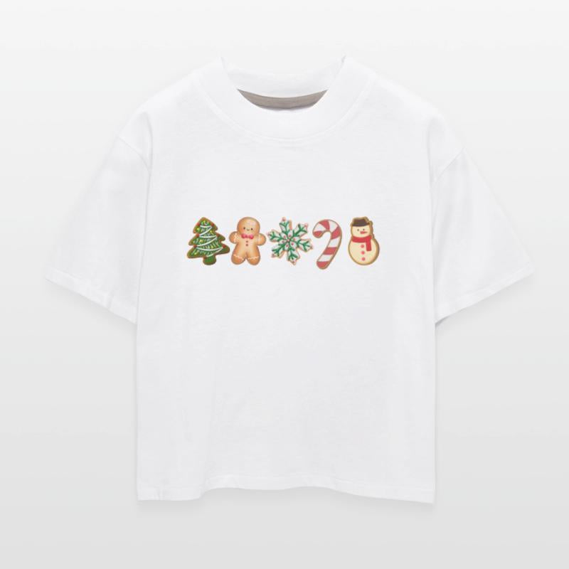 Christmas cookie factory design