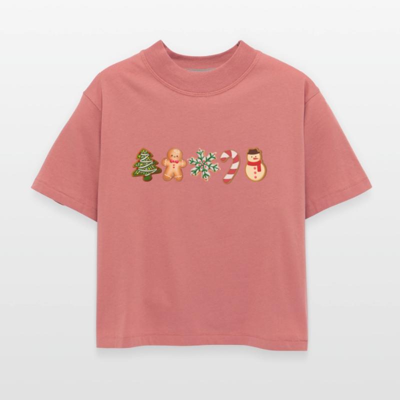Christmas cookie factory design