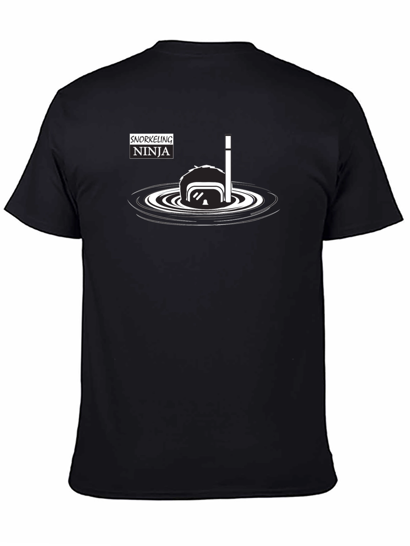 Snorkeling Ninja T-Shirt - Black
